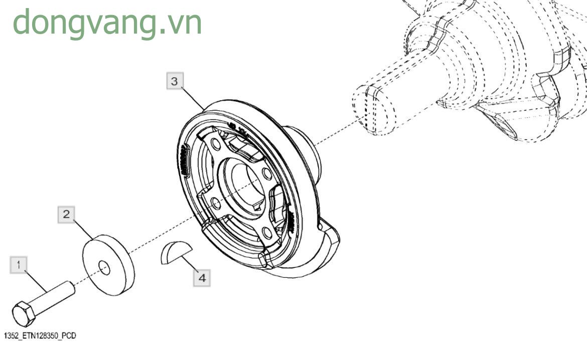 1352 Puly trục khuỷu - ST800166